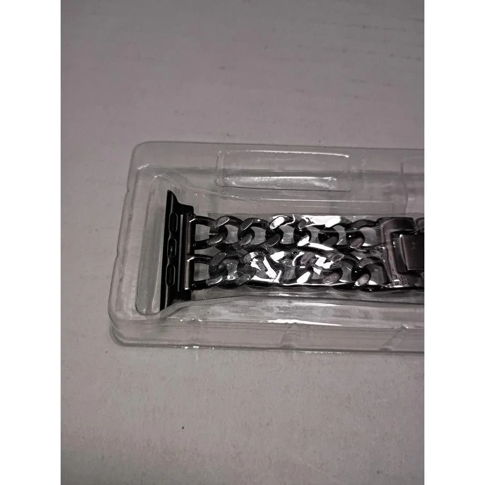 Apple Watch Band Adjustable Metal Band Cowboy Steel Chain Bracelet